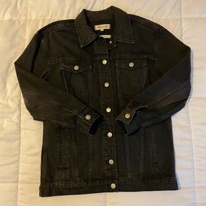 Madewell Oversized Denim Jacket in Lunar Wash
